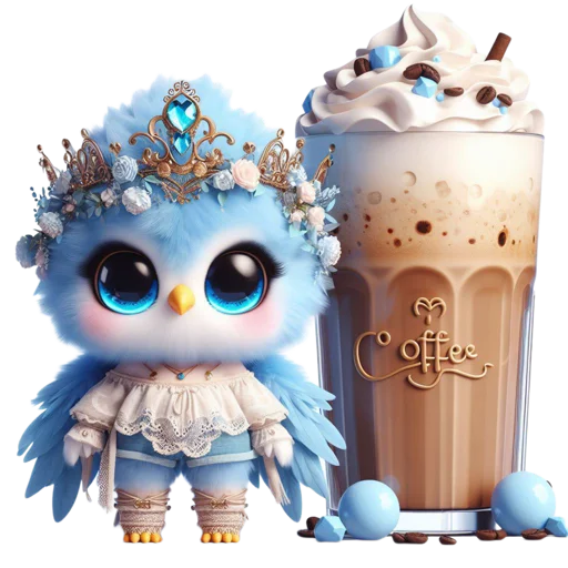 ☕️ Стикер «Bird of Happiness» для Telegram