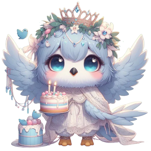 🐦 Стикер «Bird of Happiness» для Telegram
