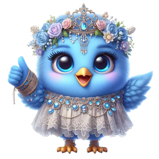 🐦 Стикер «Bird of Happiness» для Telegram
