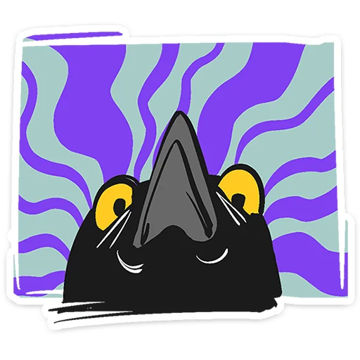 ⭐ Стикер «Ворон Морон» для Telegram
