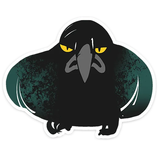 ⭐ Стикер «Ворон Морон» для Telegram