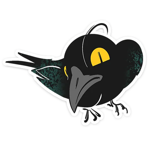 ⭐ Стикер «Ворон Морон» для Telegram
