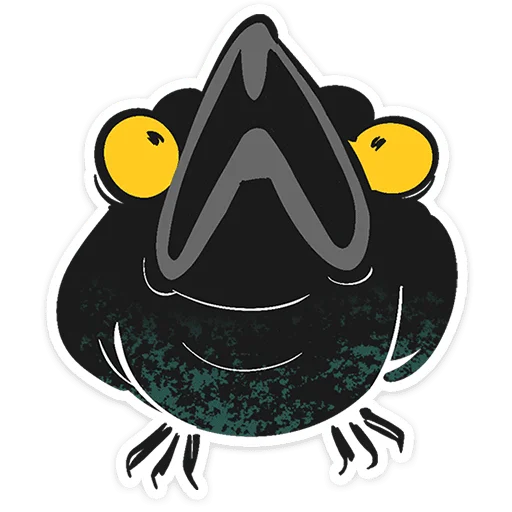 ⭐ Стикер «Ворон Морон» для Telegram