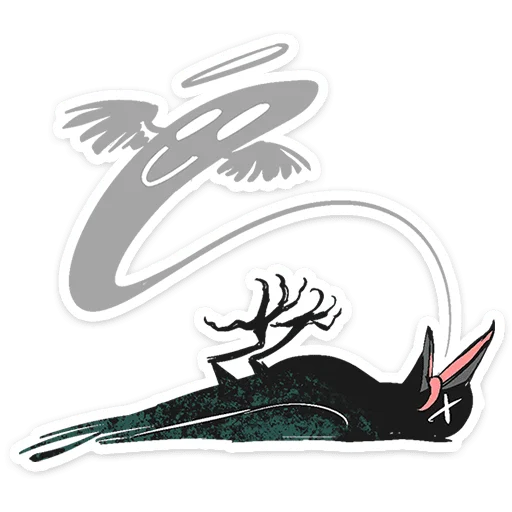⭐ Стикер «Ворон Морон» для Telegram
