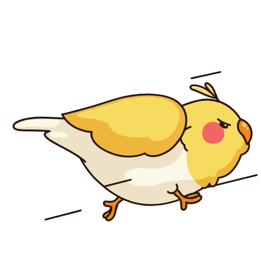 Стикер 3 Birdie the Parrot