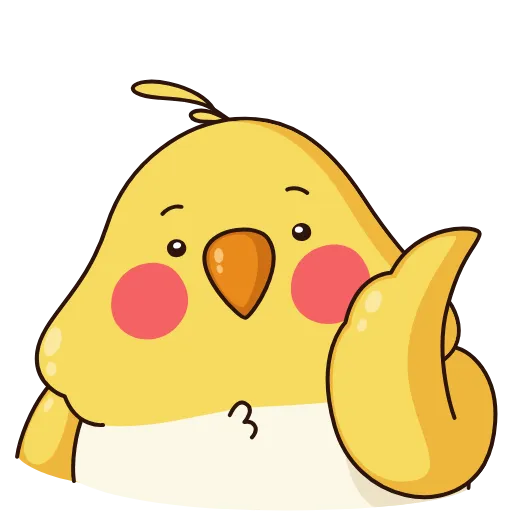 Стикер 9 Birdie the Parrot