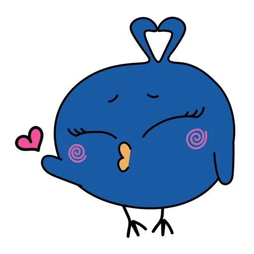 ❤️ Стикер «Московская птичка» для Telegram