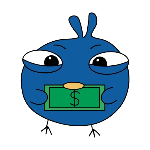 💸 Стикер «Московская птичка» для Telegram
