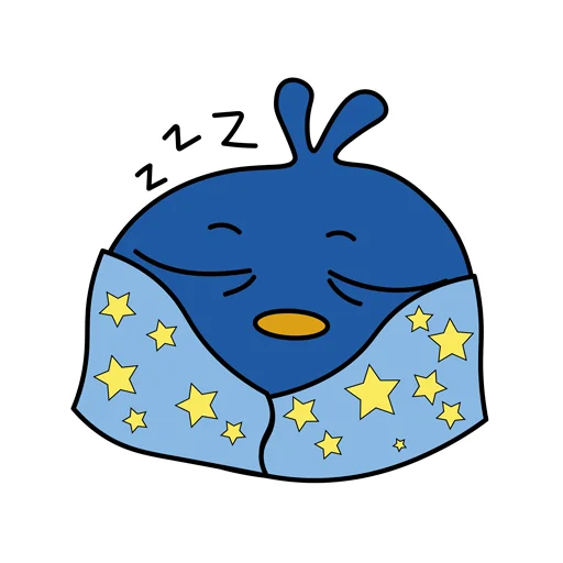 😴 Стикер «Московская птичка» для Telegram