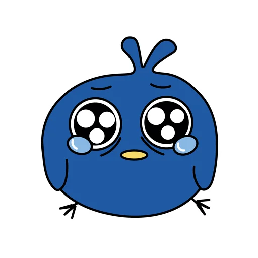 😭 Стикер «Московская птичка» для Telegram