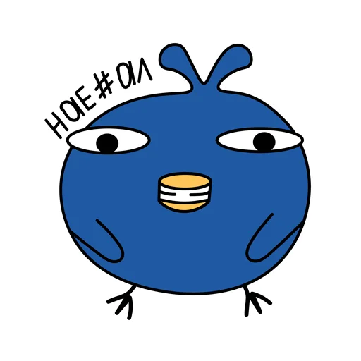 💩 Стикер «Московская птичка» для Telegram