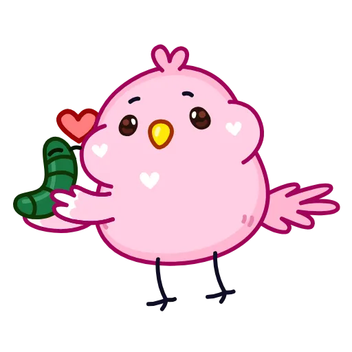 🥰 Стикер «Cute bird» для Telegram
