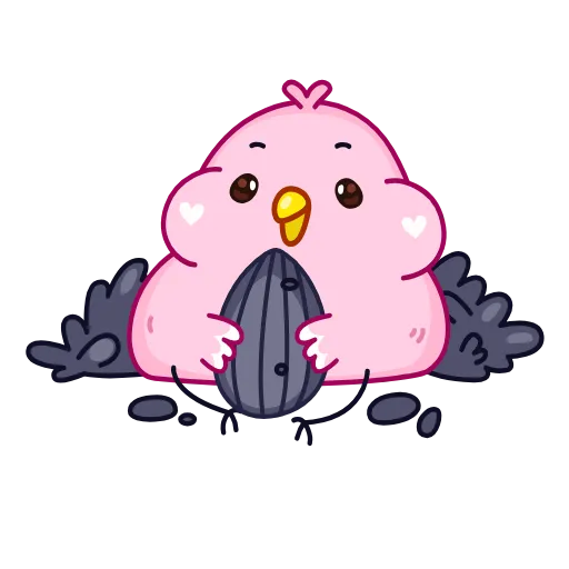 😋 Стикер «Cute bird» для Telegram