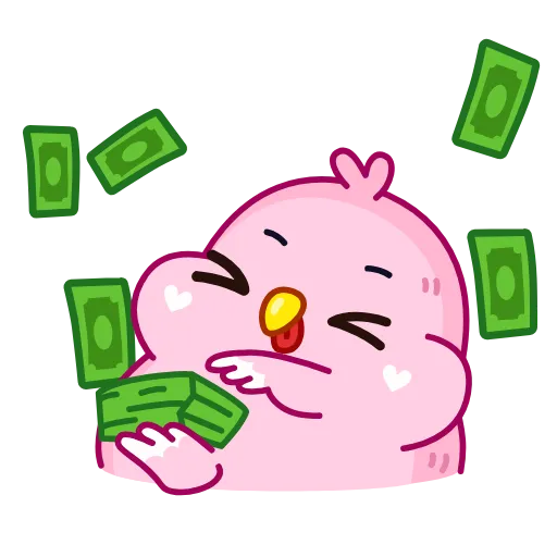 🤑 Стикер «Cute bird» для Telegram