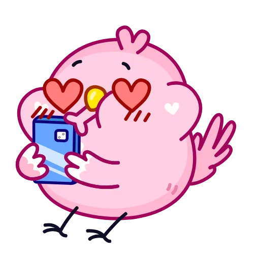 😘 Стикер «Cute bird» для Telegram