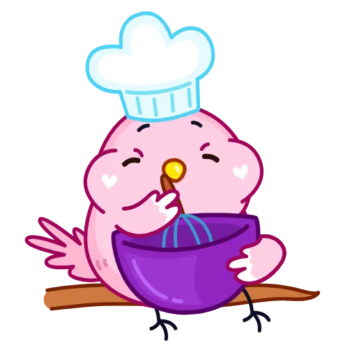 🤌 Стикер «Cute bird» для Telegram