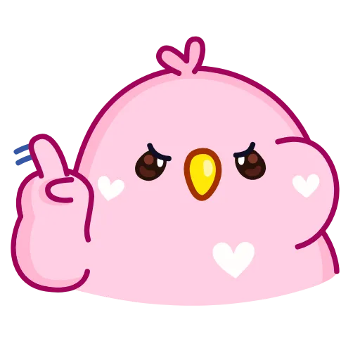 😑 Стикер «Cute bird» для Telegram