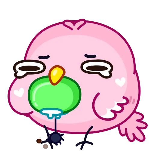 😓 Стикер «Cute bird» для Telegram