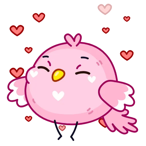 ❤️ Стикер «Cute bird» для Telegram