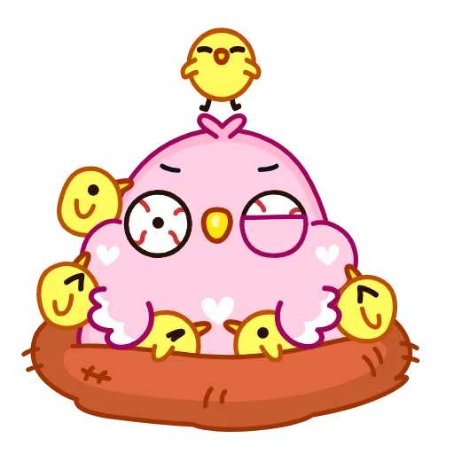🙄 Стикер «Cute bird» для Telegram