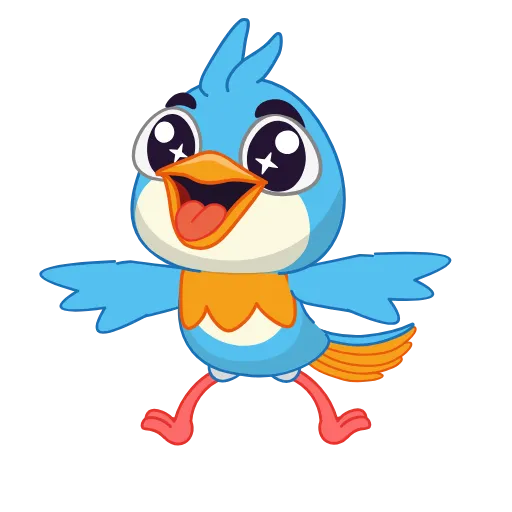🤩 Стикер «Birdy» для Telegram