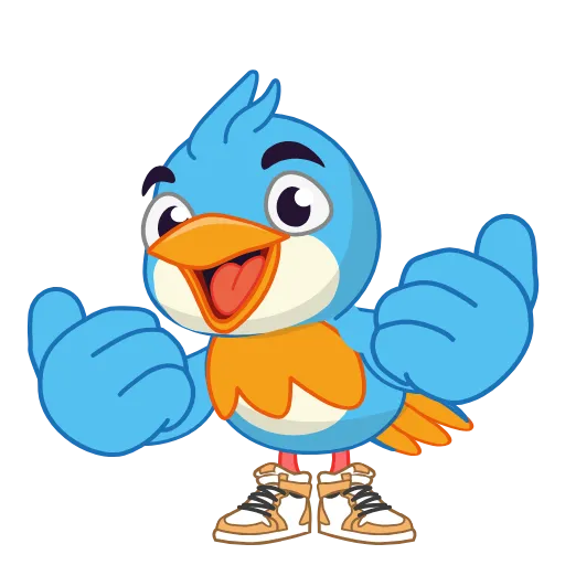 👍 Стикер «Birdy» для Telegram