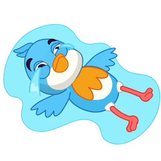 😭 Стикер «Birdy» для Telegram