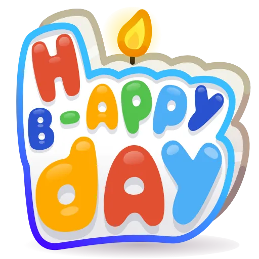 Стикер 19 birthday #cute