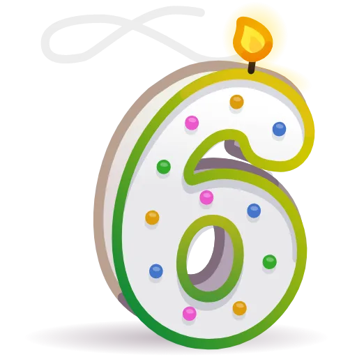 Стикер 7 birthday #cute