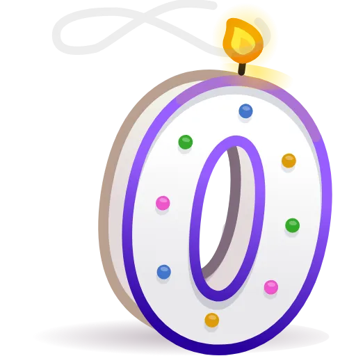 Обложка набора birthday #cute