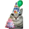 Стикер 42 С днём рождения #birthday