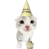 Стикер 40 С днём рождения #birthday