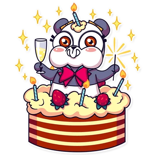 🎂 Стикер «Birthday Collection - Great Stickers» для Telegram