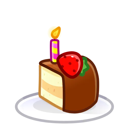 🍰 Эмодзи «birthdaytg 1» для Telegram