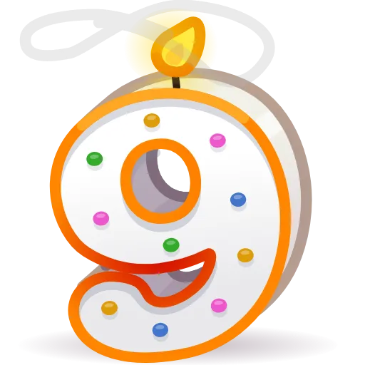 9️⃣ Эмодзи «birthdaytg 1» для Telegram