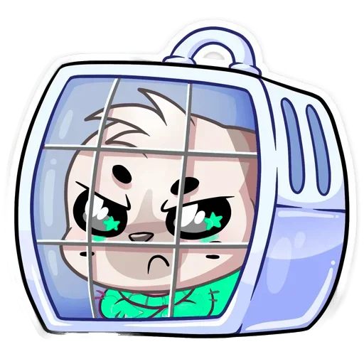 😡 Стикер «Бисквит Green» для Telegram