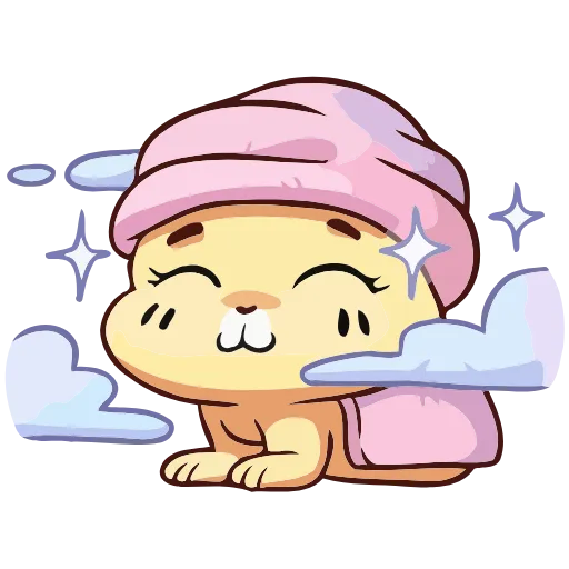 🛀 Эмодзи «Бисквит и Ванилька вместе навсегда» для Telegram
