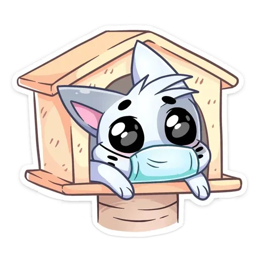 🏡 Стикер «Бисквит» для Telegram