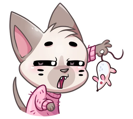 🐭 Стикер «Бисквит в свитере но без надписей» для Telegram