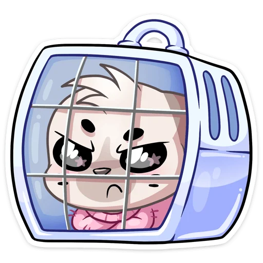 😡 Стикер «Бисквит в свитере но без надписей» для Telegram