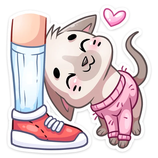 😍 Стикер «Бисквит в свитере но без надписей» для Telegram
