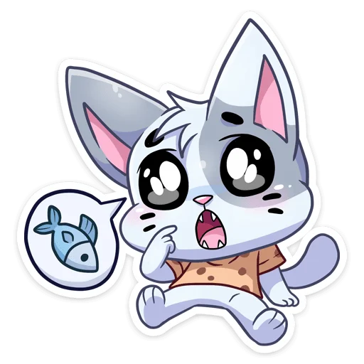 🐟 Стикер «Бисквитное печенье без надписей» для Telegram