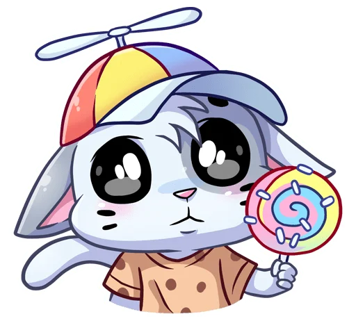 🍭 Стикер «Бисквитное печенье без надписей» для Telegram