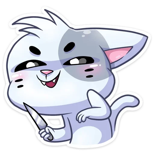 🔪 Стикер «Бисквит в свитере» для Telegram