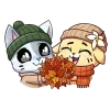 Стикер 11 Биск Autumn