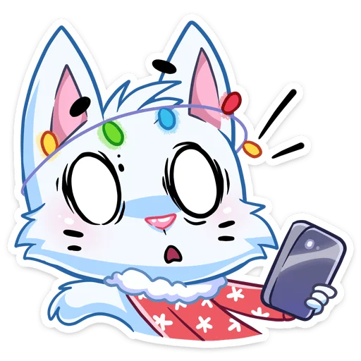 🥺 Стикер «Новогодний Бисквит без надписей» для Telegram