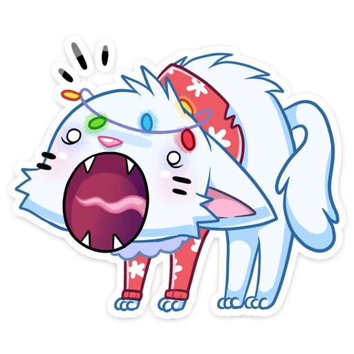 😵 Стикер «Новогодний Бисквит без надписей» для Telegram