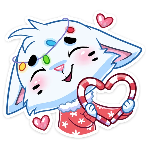 🍭 Стикер «Новогодний Бисквит без надписей» для Telegram