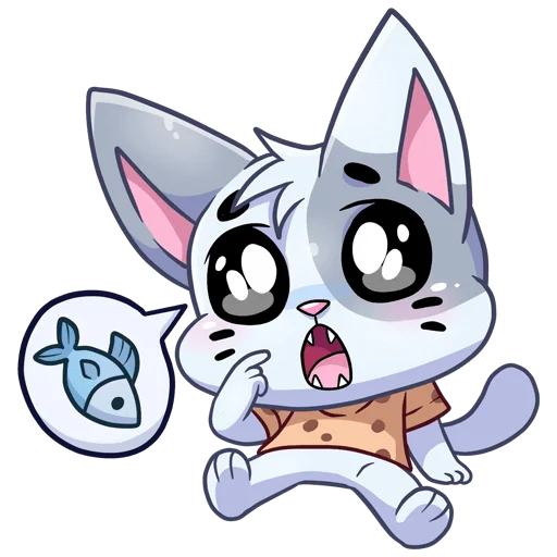 🐟 Стикер «Бисквитное печенье Без Текста» для Telegram