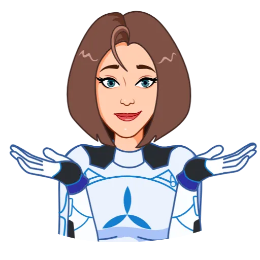 🤷‍♀️ Стикер «Бонни» для Telegram